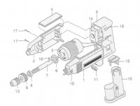 Proxxon 28476 FBS/A Cordless Drill 3.6V Spare Parts